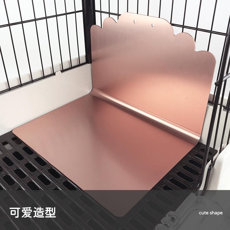 宠物兔子降温板夏季兔子散热冰垫仓鼠龙猫豚鼠消暑降温铝板冰盒
