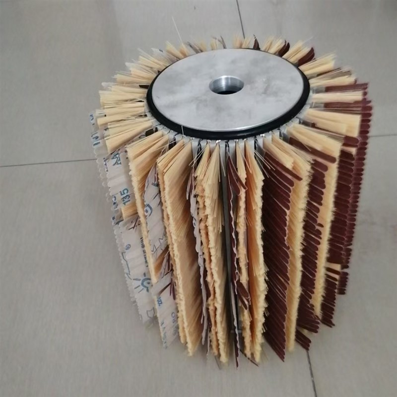 工业剑麻纱布辊木工砂光机砂轮机械配件凹槽线条抛光打磨剑麻辊刷