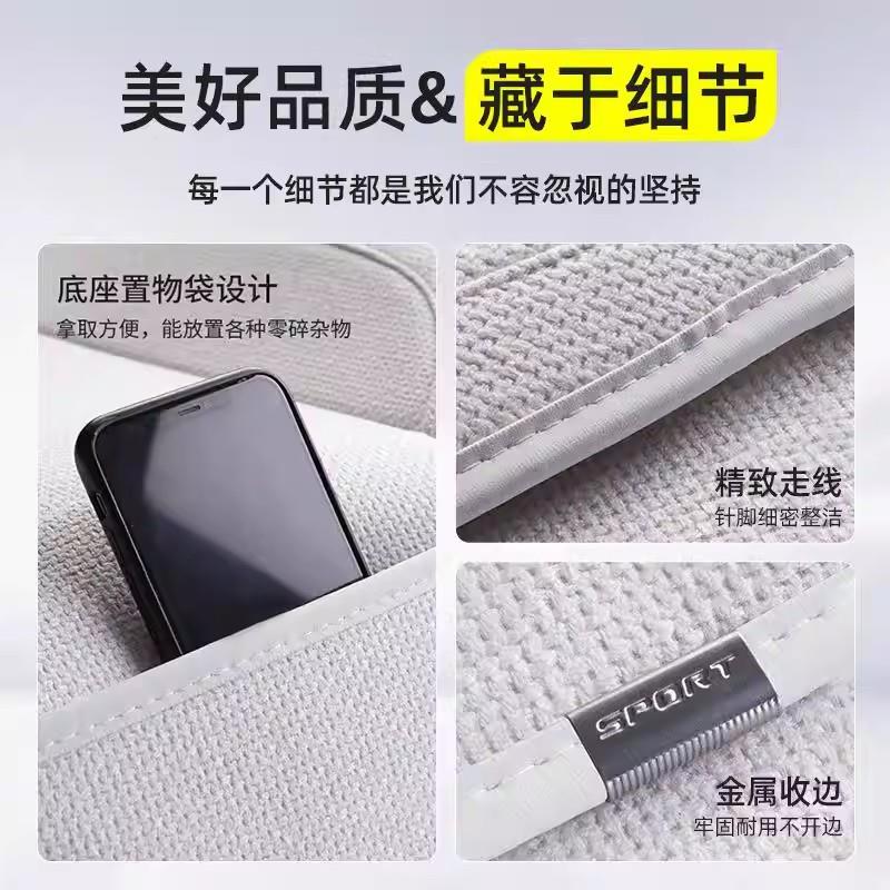 适用于沃尔沃xc60汽车坐垫xc40 xc90 s60l s90四季车座垫亚麻座套