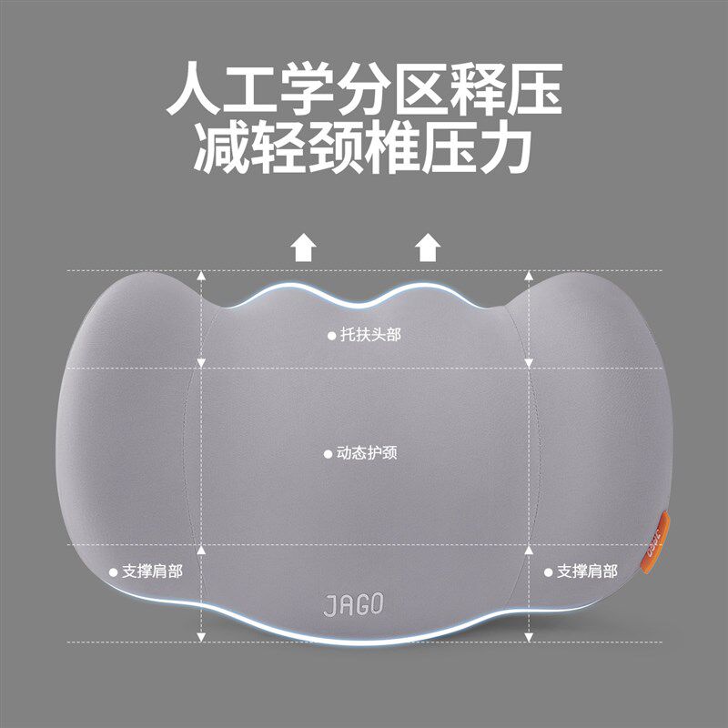 黑骑士车内头枕护颈枕车用腰靠垫汽车睡枕记忆棉套装四季头颈枕