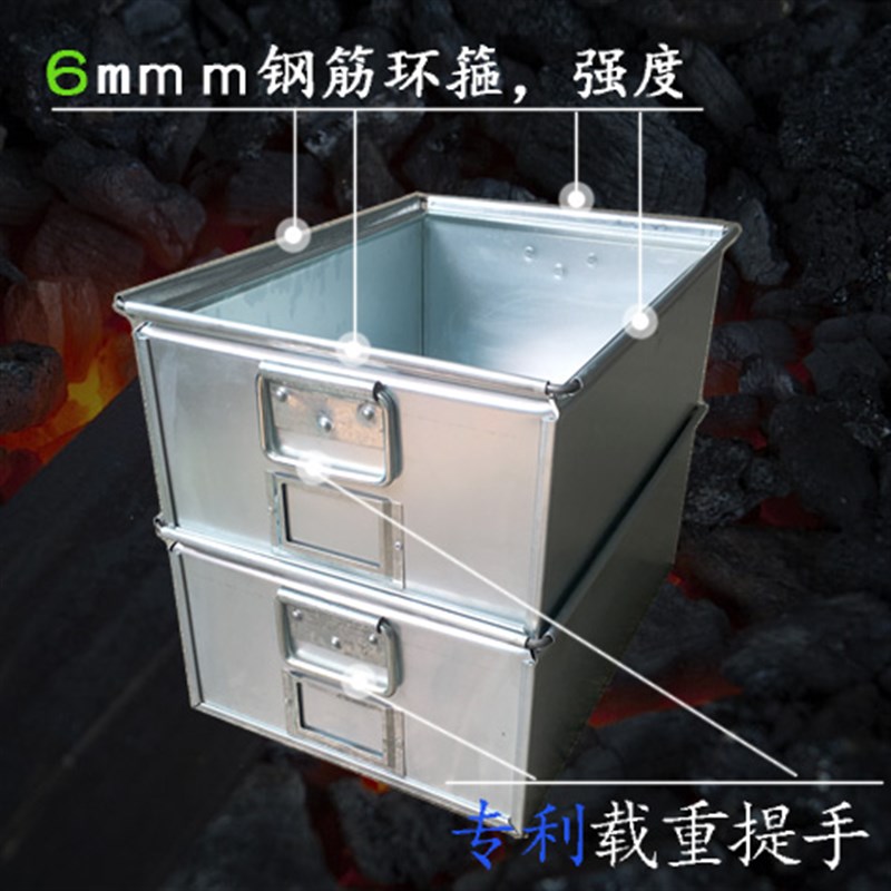 铁箱铁皮箱定制铁框运输物流工业工厂工具箱铁皮加厚铁金属周转箱
