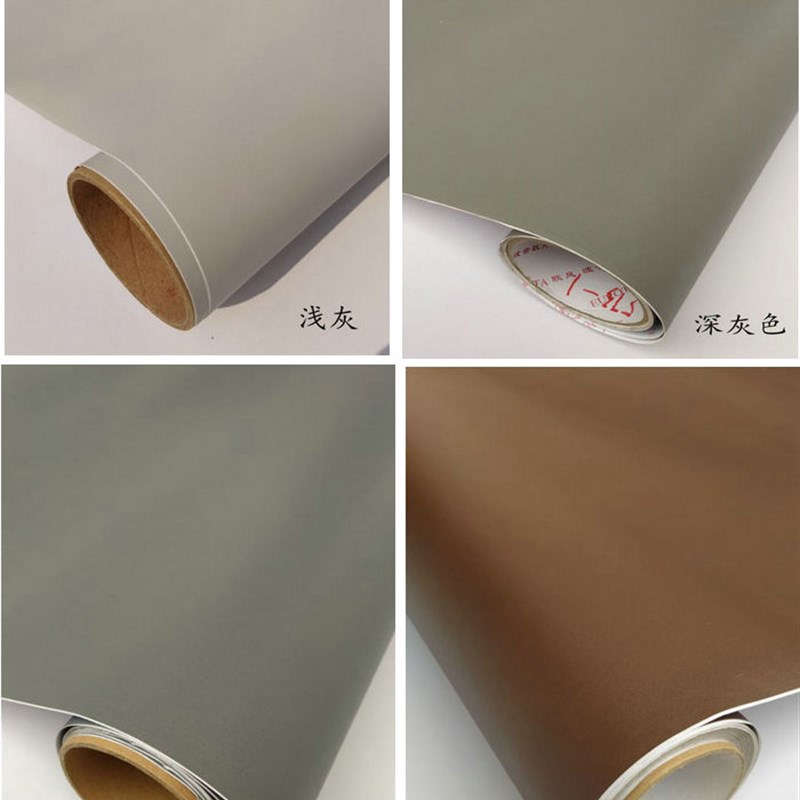 防水PVC自粘波音软片纯色家具翻新墙贴木纹贴装饰广告贴