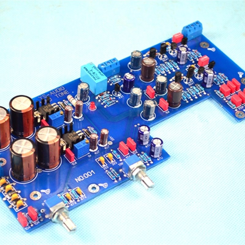 参考英国NAD线路HiFi发烧前级音调板 前级功放板 分立元件成品板