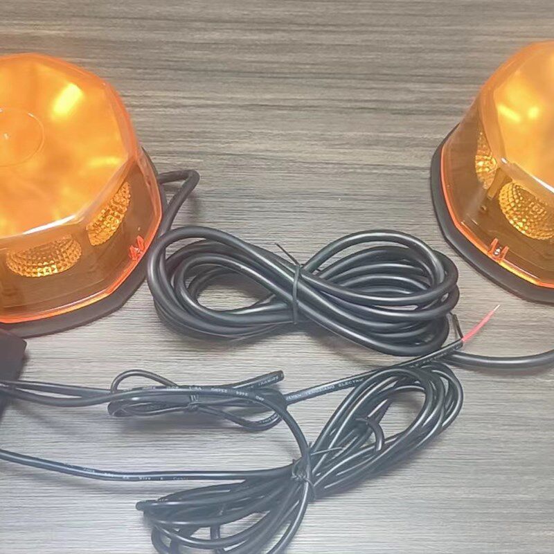 汽车卡车吸顶灯闪光警示灯强磁固定LED车顶爆闪警示工程灯12-24V