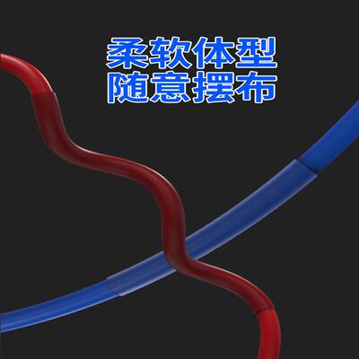 红色热收缩管大口径绝缘套管环保UL认证阻燃两倍收缩防水耐磨软管