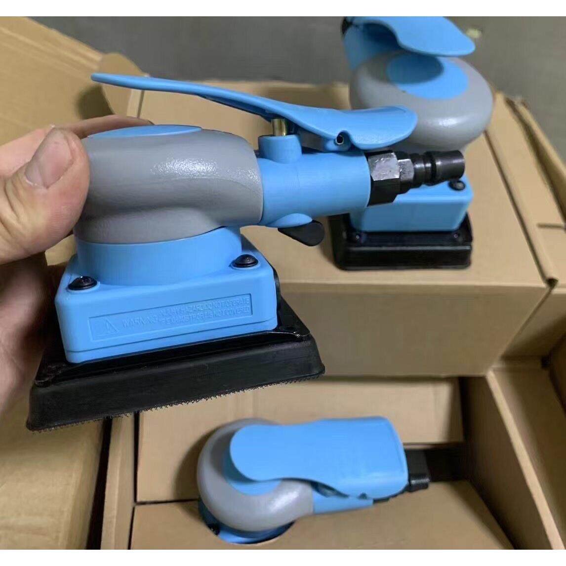 75*100方形气动打磨机汽车漆面打磨抛光工具工业小型干磨机砂纸机