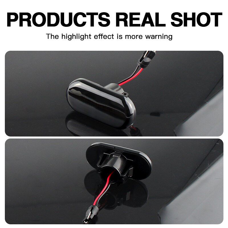 适用道奇挑战者雷诺克里欧Clio拉古娜梅甘娜流水转向灯叶子板边灯
