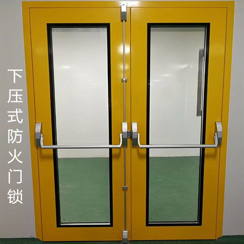 创佳顺 消防门锁防火门锁 下压式消防门推杆锁消防门逃生锁通道锁
