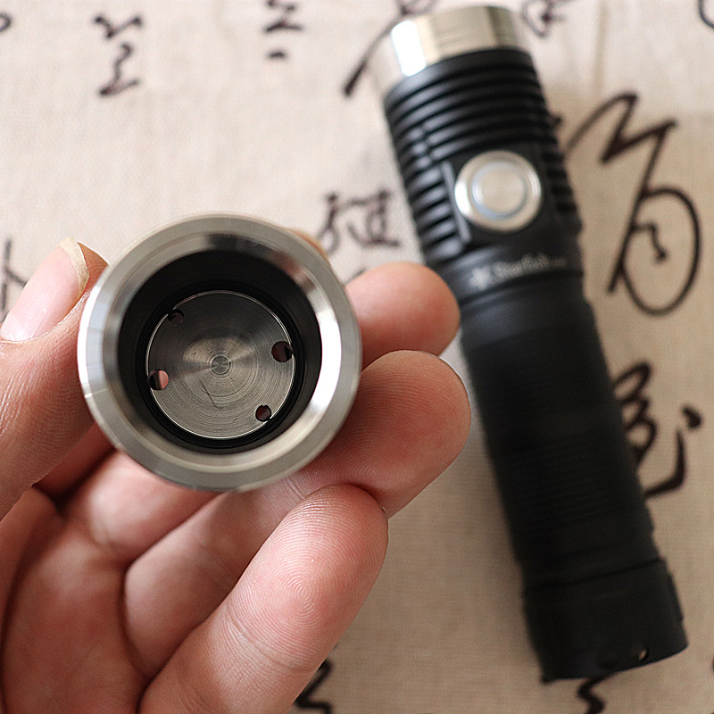 海星Z2C中头手电筒SST40WSFT40XHP50.3超亮泛光远射便携TypeC充电