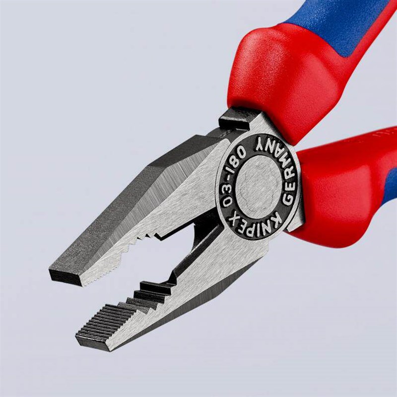 钢丝钳03 02 180KNIPEX凯尼派克工业级多功能钳子老虎钳万用工具