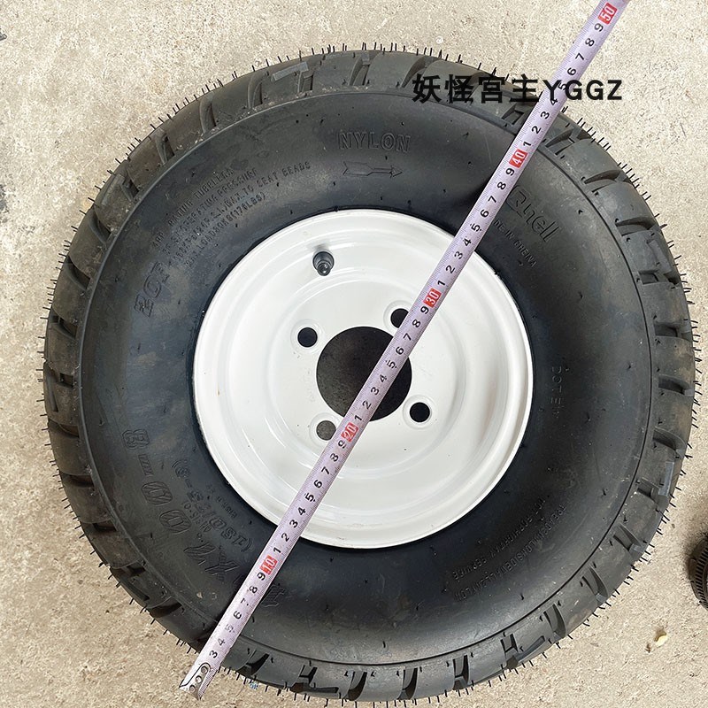 四轮卡丁摩托沙滩车配件真空轮胎19X7-8寸耐磨公路轮毂19*7.00-8