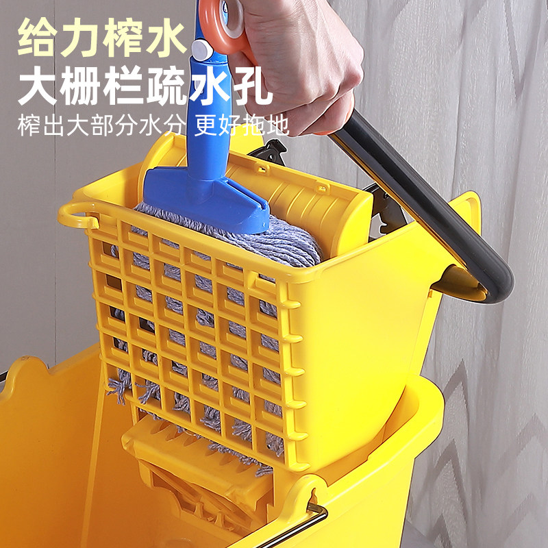 榨水车拖把桶墩布挤水器家用商用免手洗清洁拖布桶压水桶柞水车77