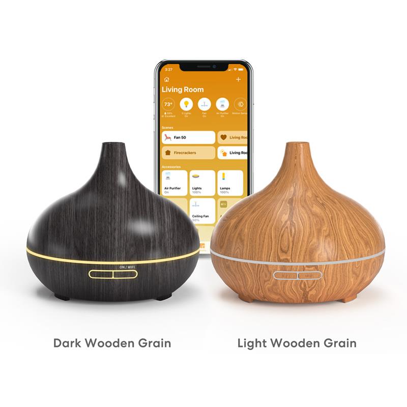 HomeKit智能加湿器 MOD150HK适用于卧室的Siri声控加湿器 无声香