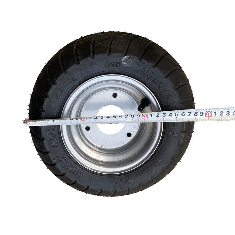 沙滩车卡丁电动滑板车13X5.00-6公路真空轮胎13X6.50-6寸轮胎轮毂