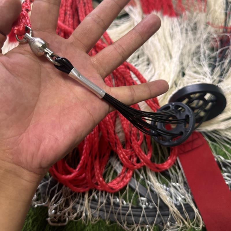 大力马线飞盘手抛网撒网旋网钢拉丝齿轮60大盘加粗加重撒渔网抛网图片