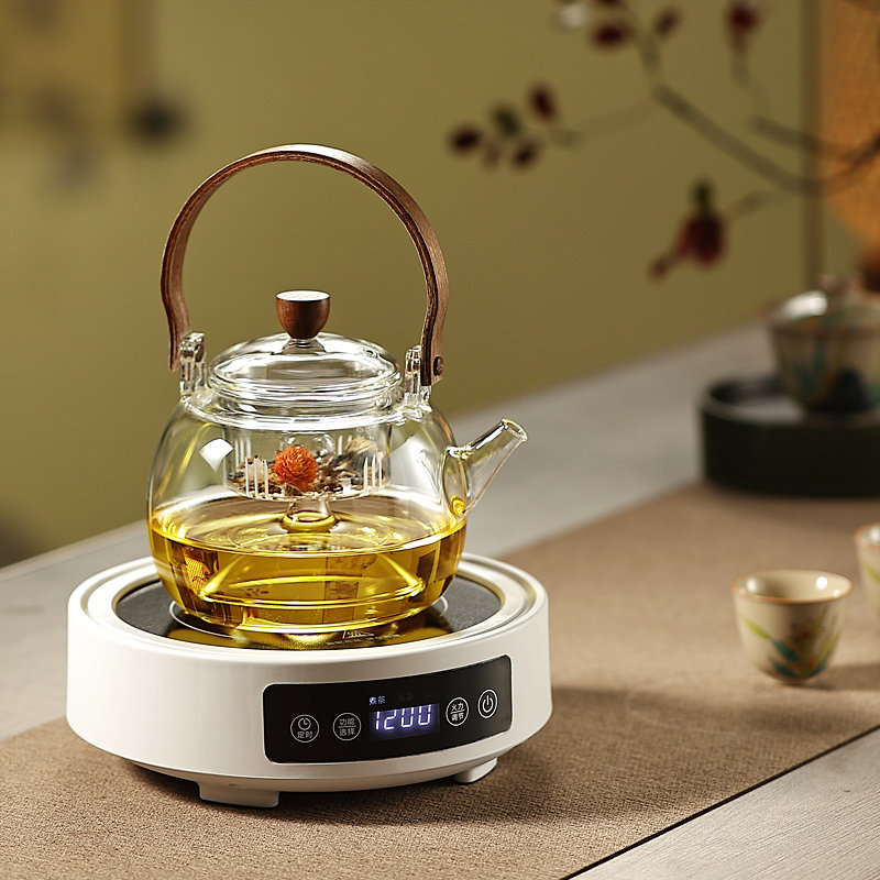 电陶炉煮茶器泡茶套装全自动煮茶炉家用烧水壶小型围炉煮茶网红款