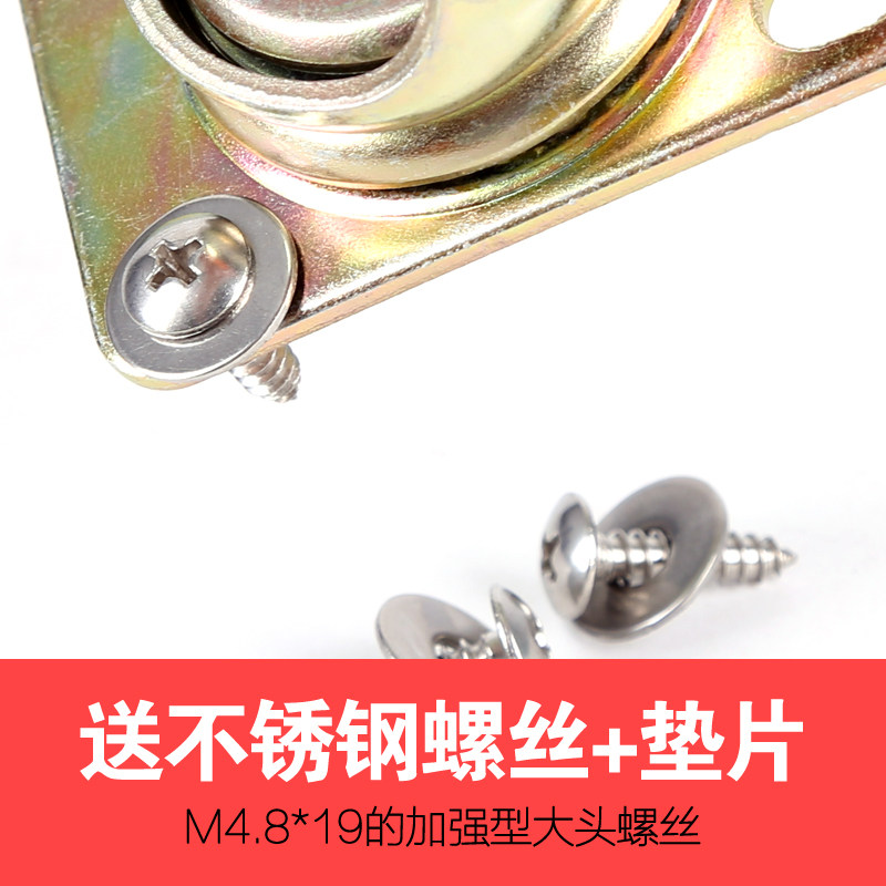2寸重型万向轮轮子带刹车轴承静音家具定向滑轮柜子推车万象脚轮