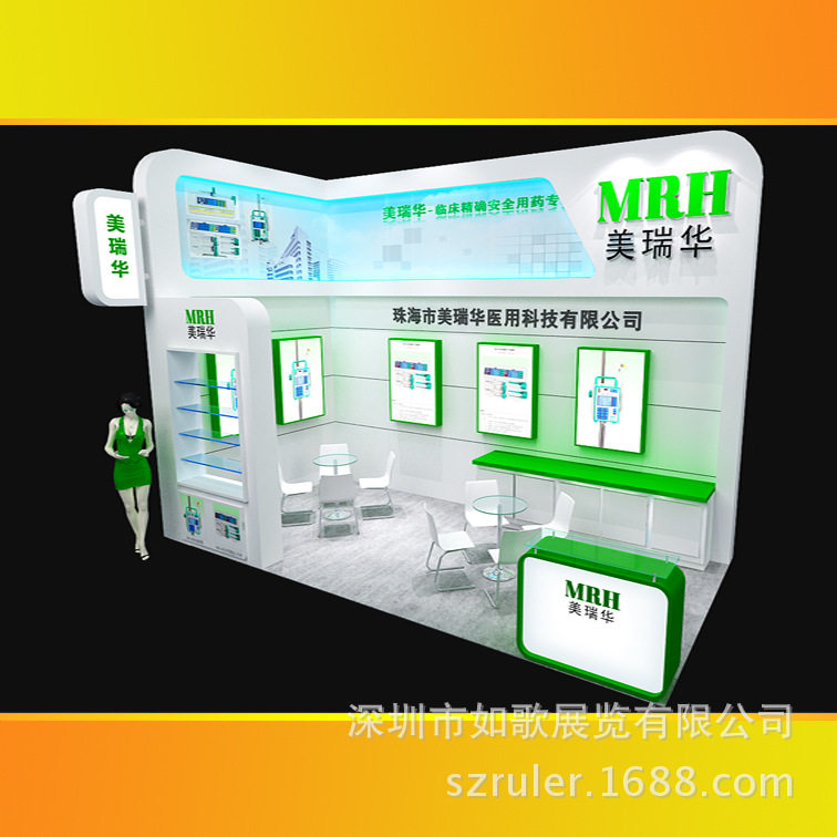 拉斯维加斯展台设计制作搭建创意创意展搭建商艺术特装展位搭建