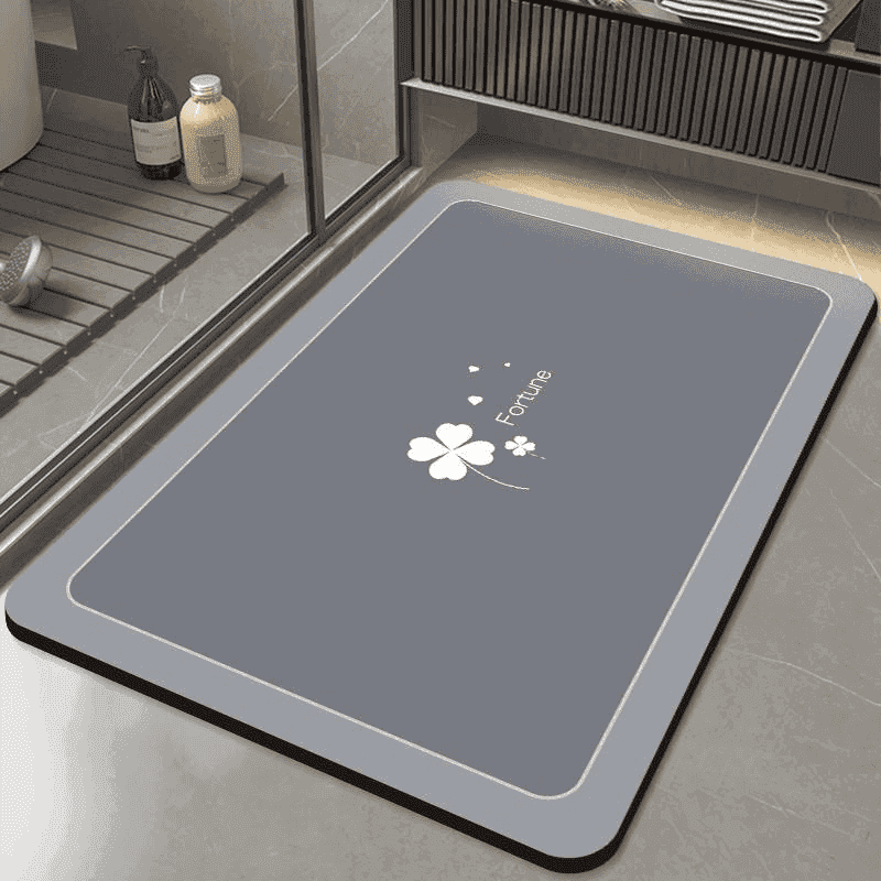 卫生间地垫硅藻泥吸水垫子浴室门口专用防滑脚垫家用厕所卫浴地毯