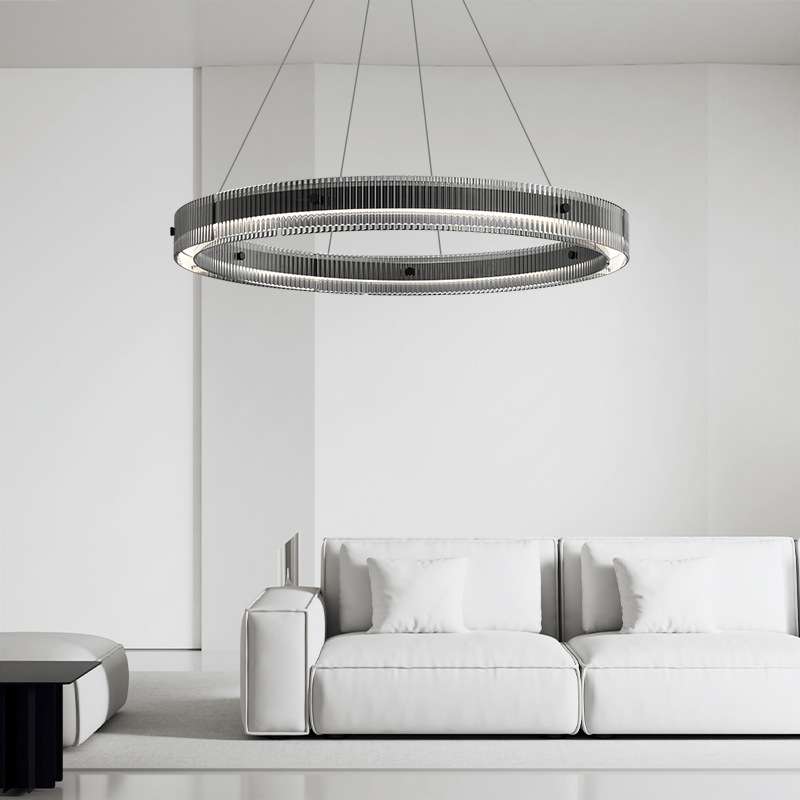 意式极简风客厅吊灯现代简约玻璃创意高级感大气大厅北欧餐厅灯具