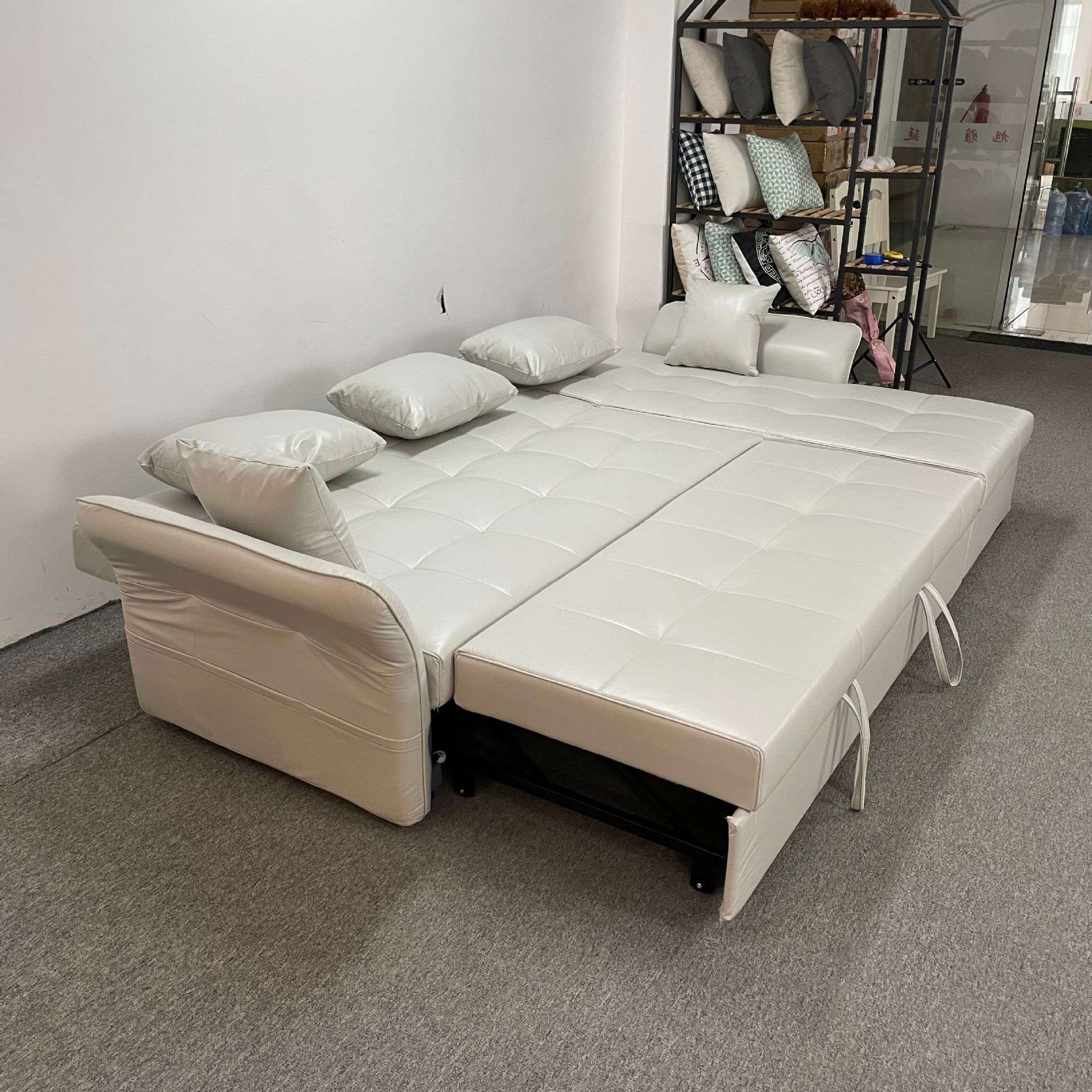 两用折叠小户型多功能沙发床 贵妃储物可拆洗布艺客厅沙发组合