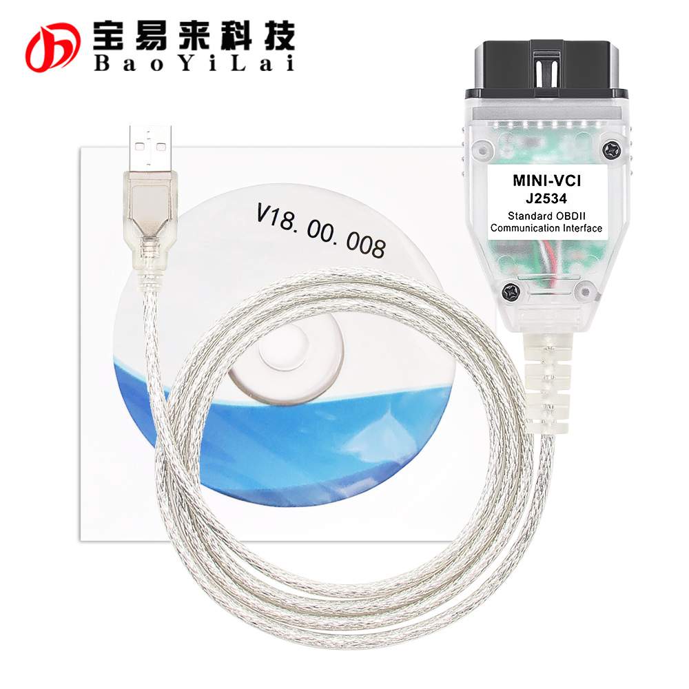 Mini VCI V18 for toyota丰田诊断线 Techstream FTDI FT232RQ RL