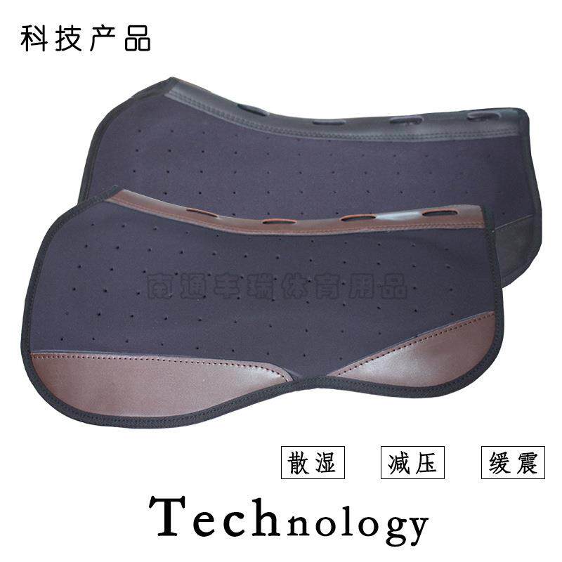 马术羊毛毡加厚防滑马汗屉西部鞍垫减震防打背真皮汗垫马具工厂