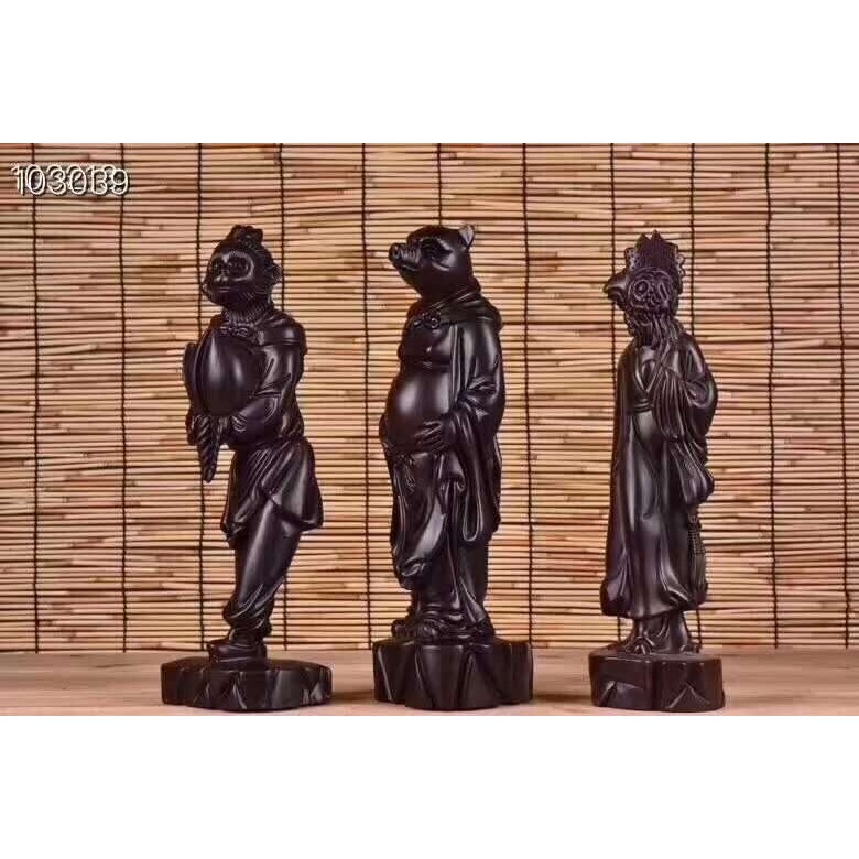 木雕黑檀实木十二生肖人物家居摆设12只马牛龙兔虎鼠羊猪狗鸡蛇猴