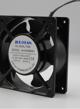 吉恒达AC交流风扇JA12038B2H 5叶大风量产品现货供应工厂直销