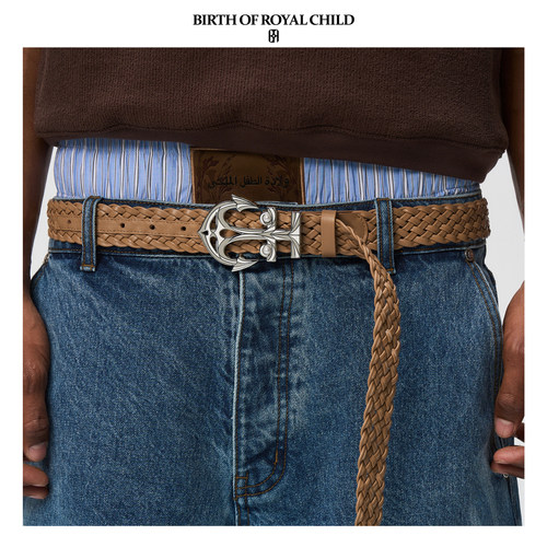 BIRTH OF ROYAL CHILD.BORC 【张杰同款】船锚编织腰带男女皮带