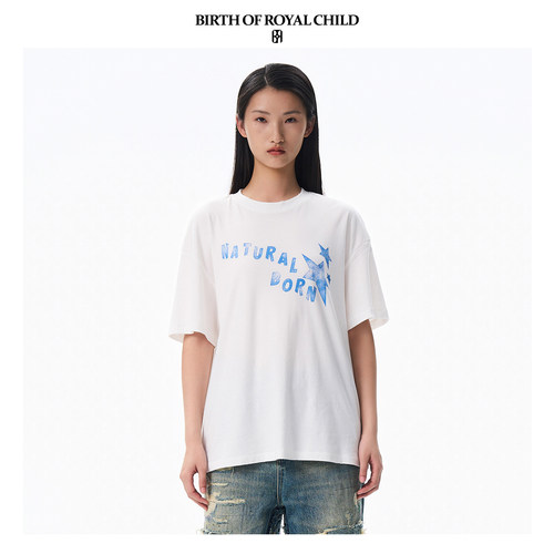 BIRTH OF ROYAL CHILD.BORC 足球海报印花T恤进口supima棉短袖TEE