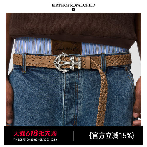 BIRTH OF ROYAL CHILD.BORC 【张杰同款】船锚编织腰带男女皮带