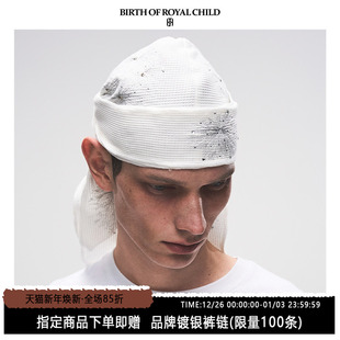 刘也同款 BIRTH CHILD.BORC ROYAL 烟花镶钻头巾重工飘带男
