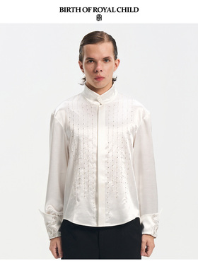 BIRTH OF ROYAL CHILD.BORC 宫廷钉珠衬衫贵族礼服版型立体裁剪