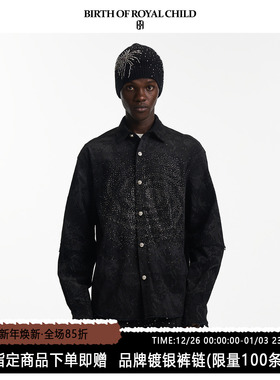 BIRTH OF ROYAL CHILD.BORC 【尤长靖同款】银河黑色珍珠衬衫外套