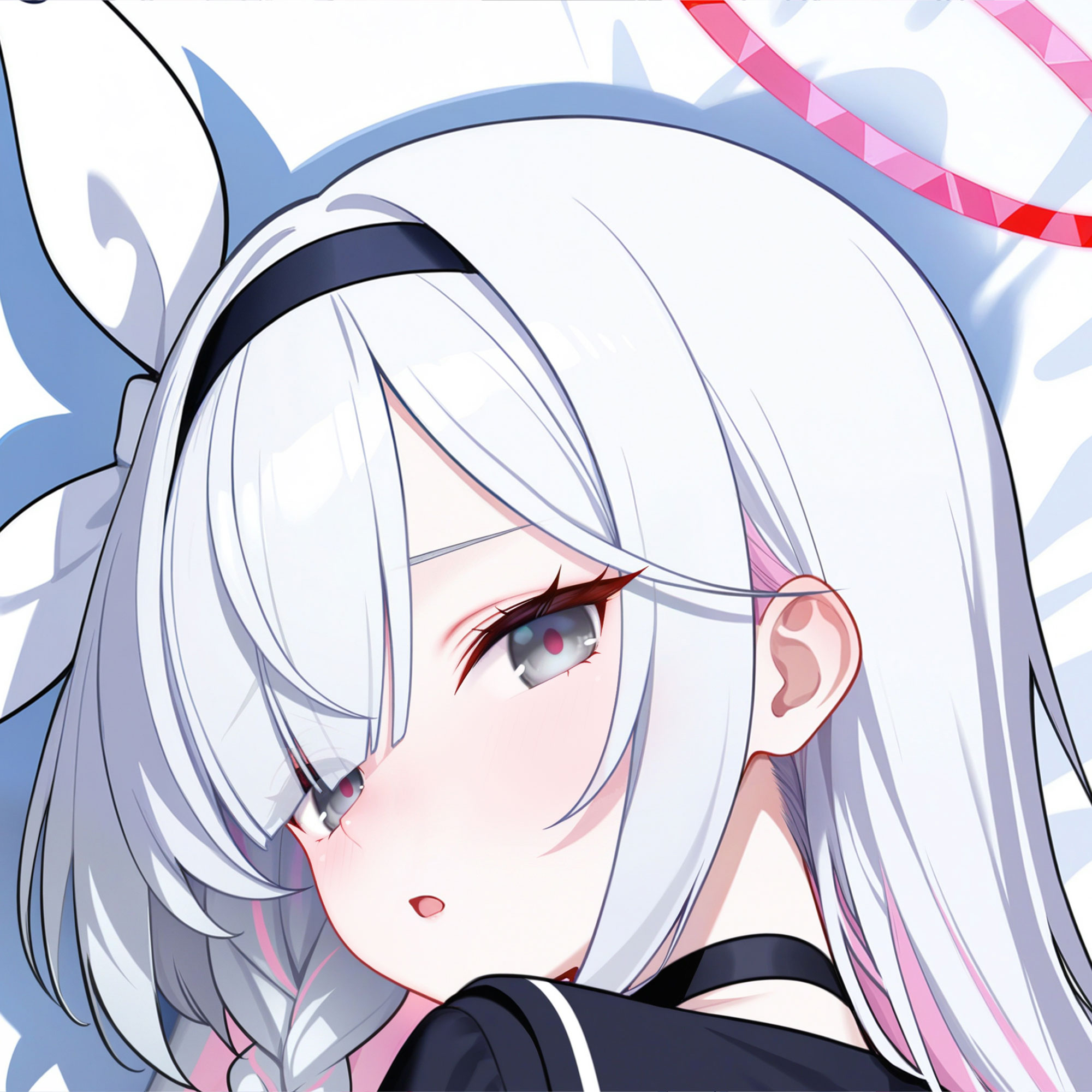 高清复刻 蔚蓝档案普拉娜动漫周边等身抱枕二次元枕套分腿定制