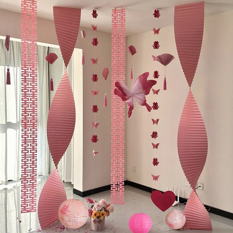 婚房布置套装结客厅拉花灯