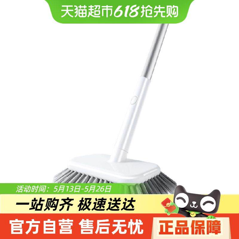 LEC日本卫生间地刷长柄浴室清洁刷厕所地板刷硬毛瓷砖专用缝隙刷
