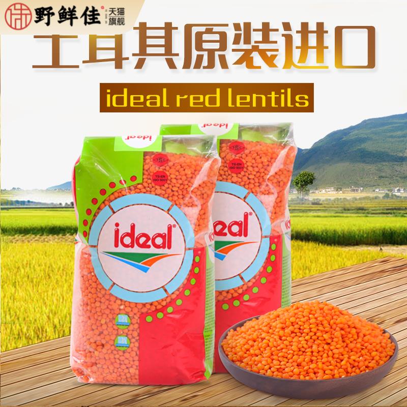 意得红扁豆土耳其进口番茄小扁豆red lentils马粟豆 素食豆宝宝豆