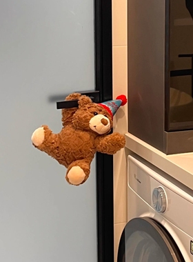 【新家的100个快递】小熊卧室门把手装饰家居摆件门把手保护套