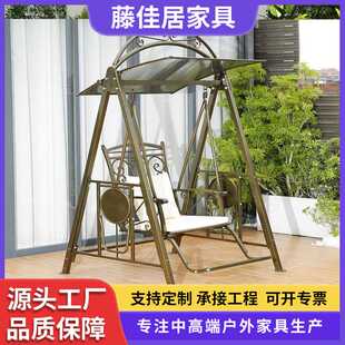 户外秋千吊椅室外别墅庭院单人摇椅成人阳台荡家用网红景区民宿