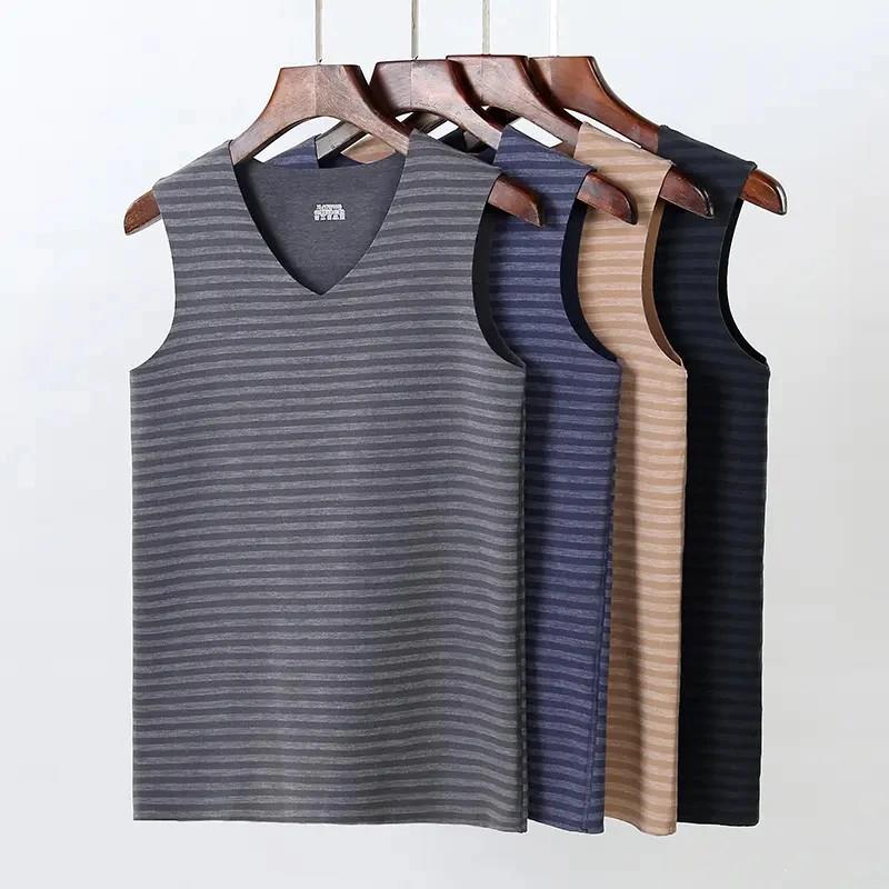 风云品质服e装店新m款德绒男士背心无痕保暖内衣青少年秋衣打底衫