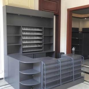 超市便利店收银台酒柜收银台一体柜台酒吧超市收银台商用组合柜子