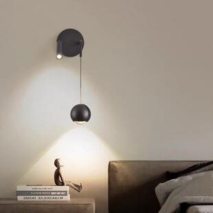 设计师卧室床头灯现代简约2024新款壁灯墙灯轻奢客厅壁挂主卧壁灯