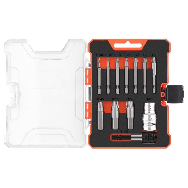 断丝取出器取滑丝取丝器套装丝锥拆卸断丝工具断头螺丝取出器工具