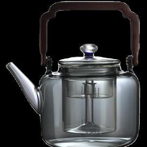 尚物提梁壶茶具玻璃蒸煮茶壶耐高温烧水泡茶家用电陶炉围炉煮茶器