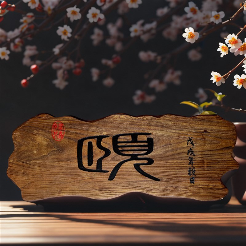 实木牌匾复古招牌定做老木匾门头店铺开业对联字匾木雕刻定制包邮