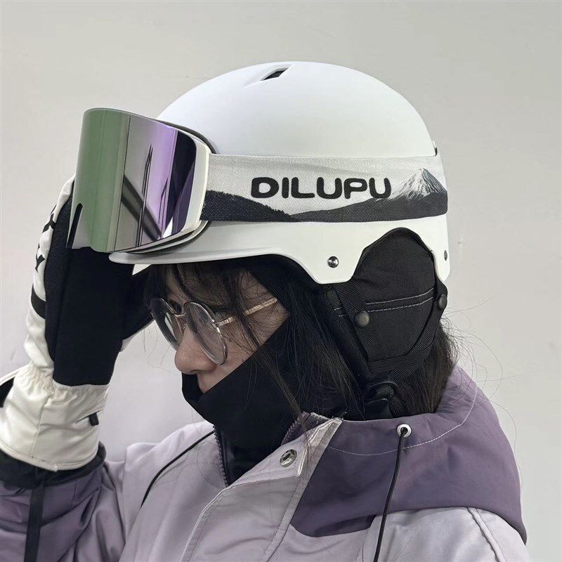 磁吸滑雪眼镜女滑雪镜高清滑雪护目镜滑雪登山装备男可卡近视防雾