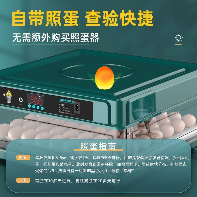 孵化器小型家用孵化机全自动智能水床孵蛋器鸡鸭鹅鹌鹑迷你孵化箱