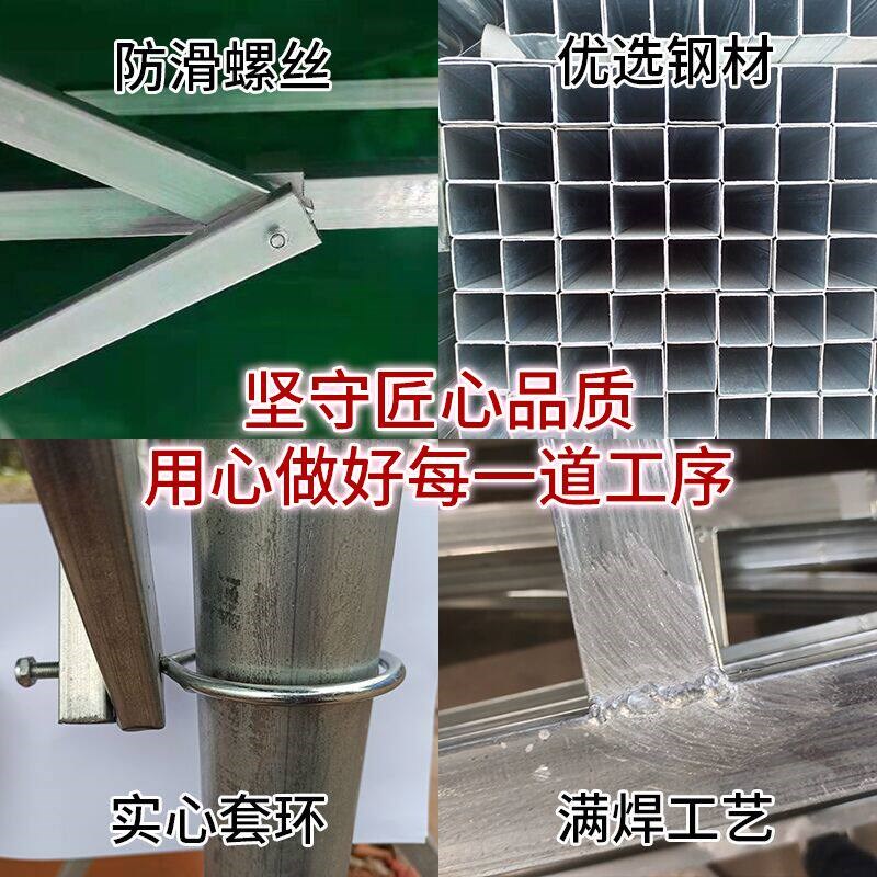 移动推拉雨棚收缩户外伸缩式夜宵棚大排档摆摊专用挡雨遮阳伞棚